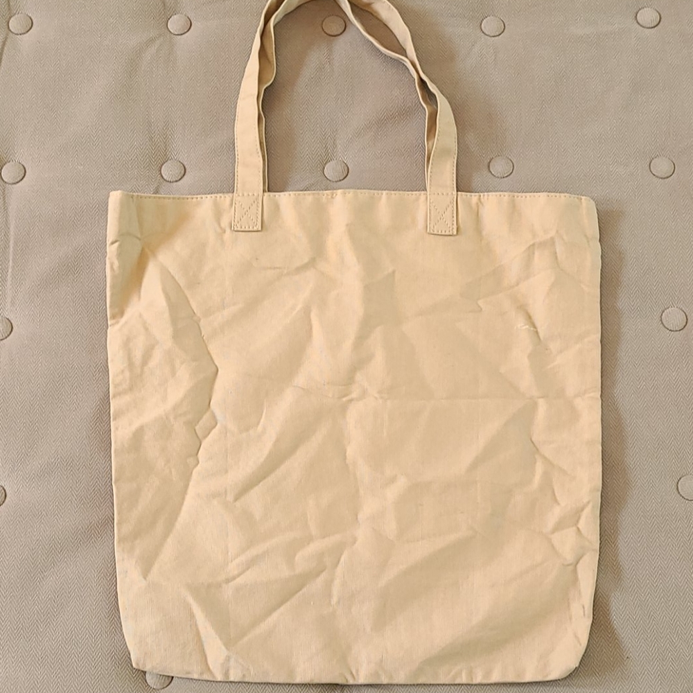 NWOT Victoria's Secret Embellished Canvas Tote Bag - Picture 5 of 7